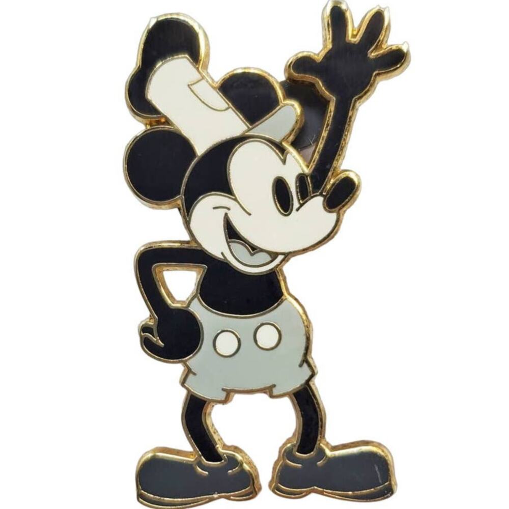 Disney Mickey Mouse as Steamboat Willie Classic Enamel Pin